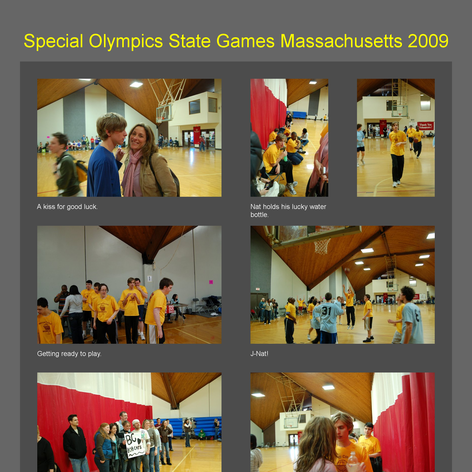 Tabblo: Special Olympics State Games Massachusetts 2009