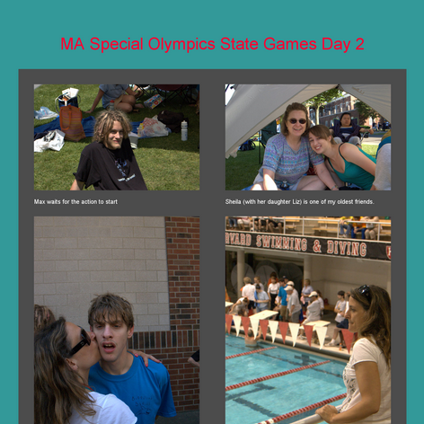 Tabblo: MA Special Olympics State Games Day 2